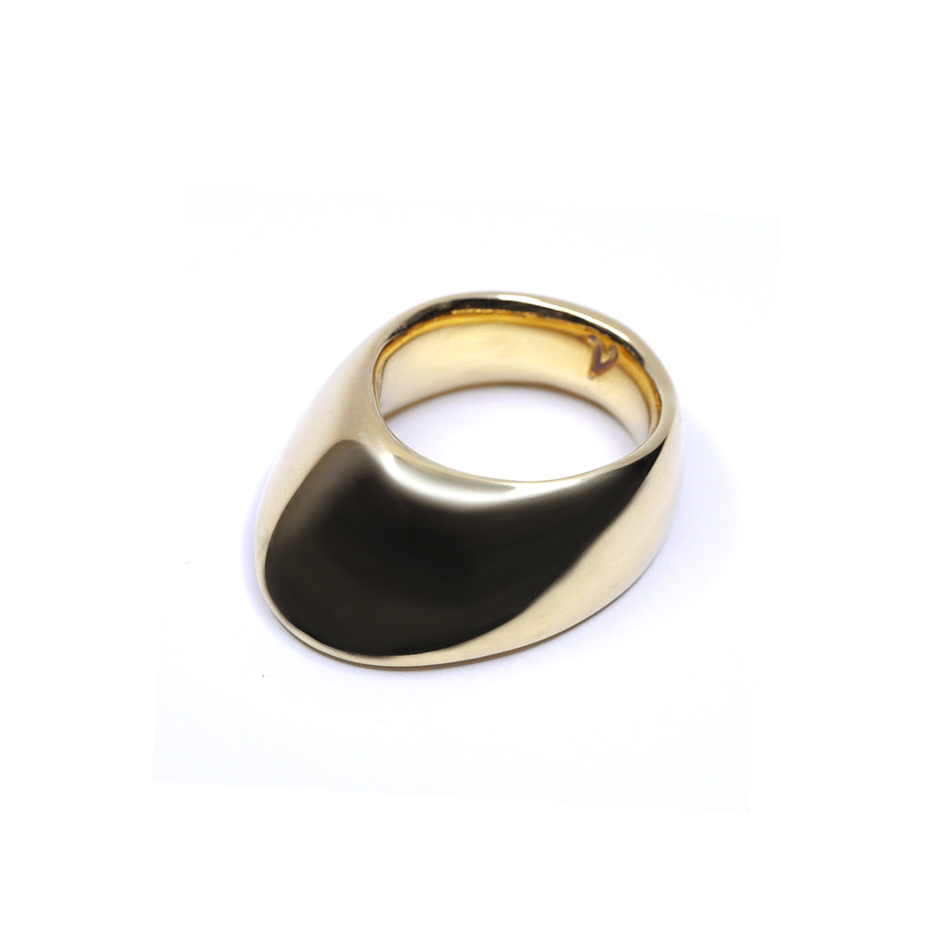 Thumb Ring - Lantern - Brass